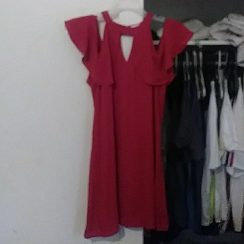 Red dress